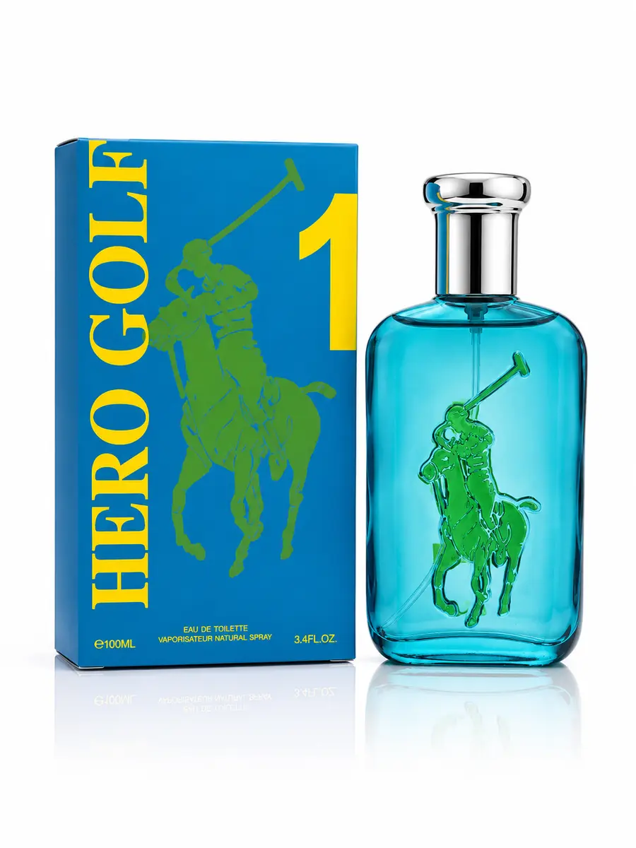 Hero Golf Blue Eau de Toilette for Men - Fresh Aquatic Scent 100ml gallery image 2