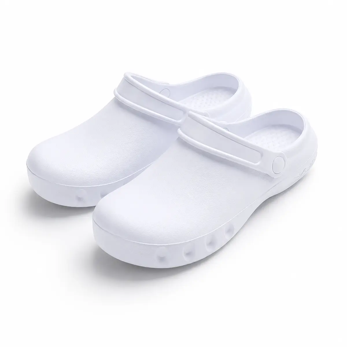 Unisex EVA Medical Clogs - Lightweight Non-Slip Nurse Work Shoes - White - EU 37 gallery image 2