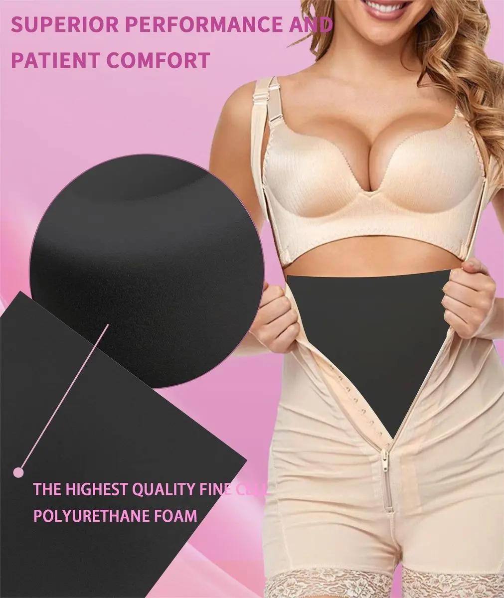 Polyurethane Reusable Lipo Foam Sheets Post-Surgery Body Support - 3 Pack - Black gallery image 3
