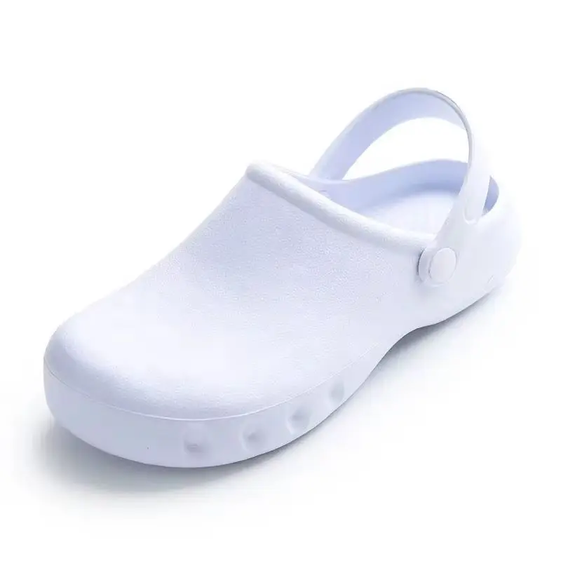 Unisex EVA Medical Clogs - Lightweight Non-Slip Nurse Work Shoes - White - EU 37 gallery image 3