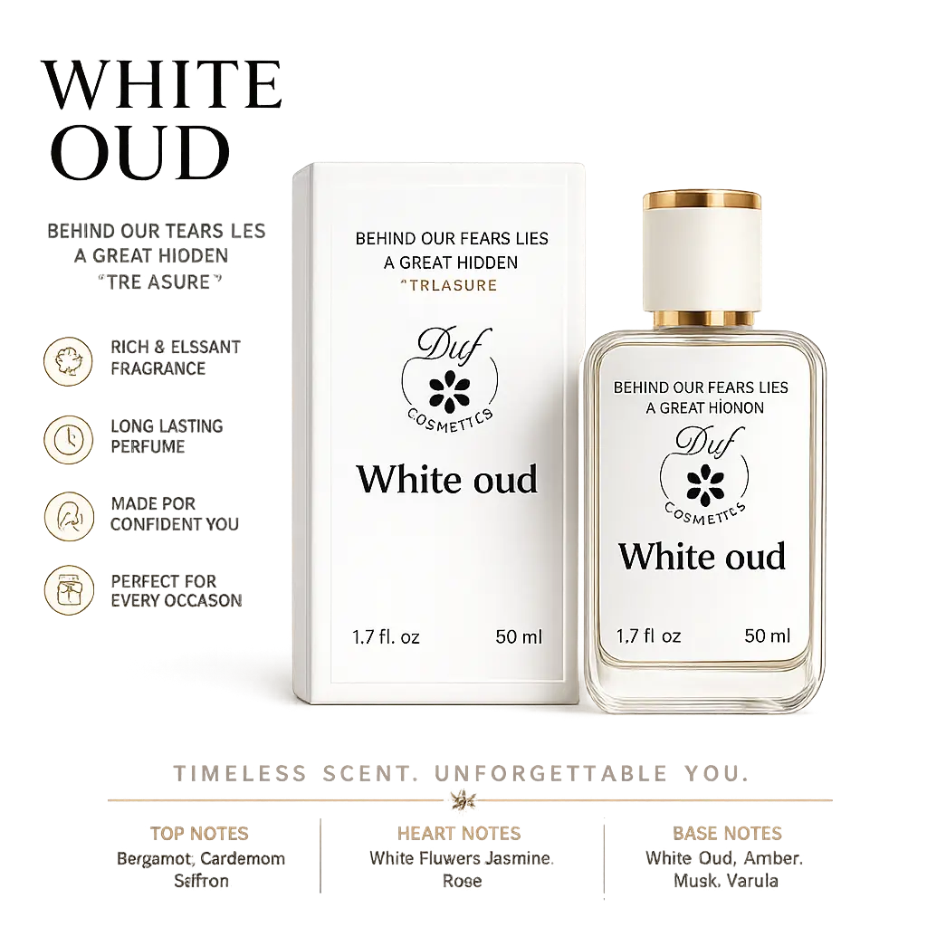 White Oud Luxury Oil-Based Perfume - Long-Lasting Unisex Fragrance gallery image 3