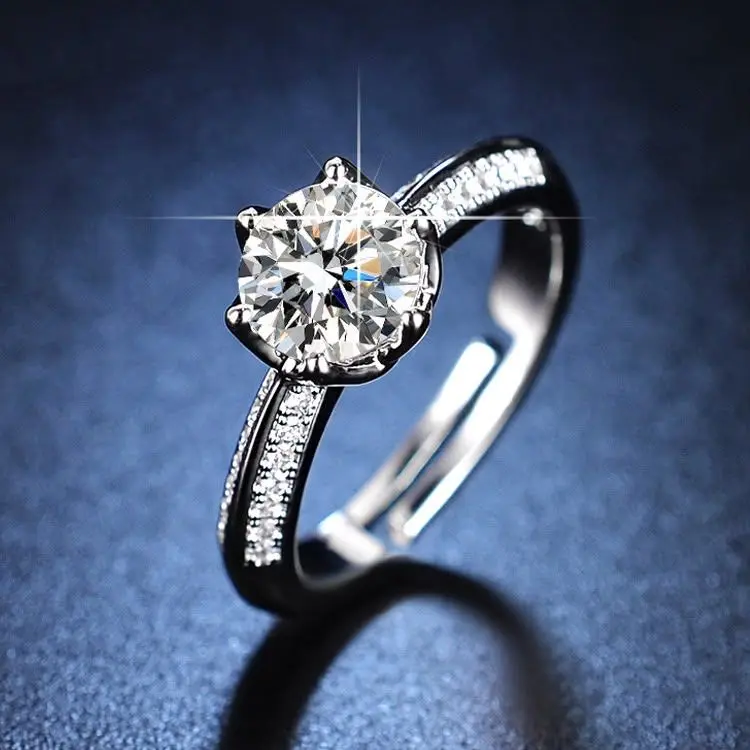 Elegant Copper Geometric Open Ring with Sparkling Gemstones gallery image 2
