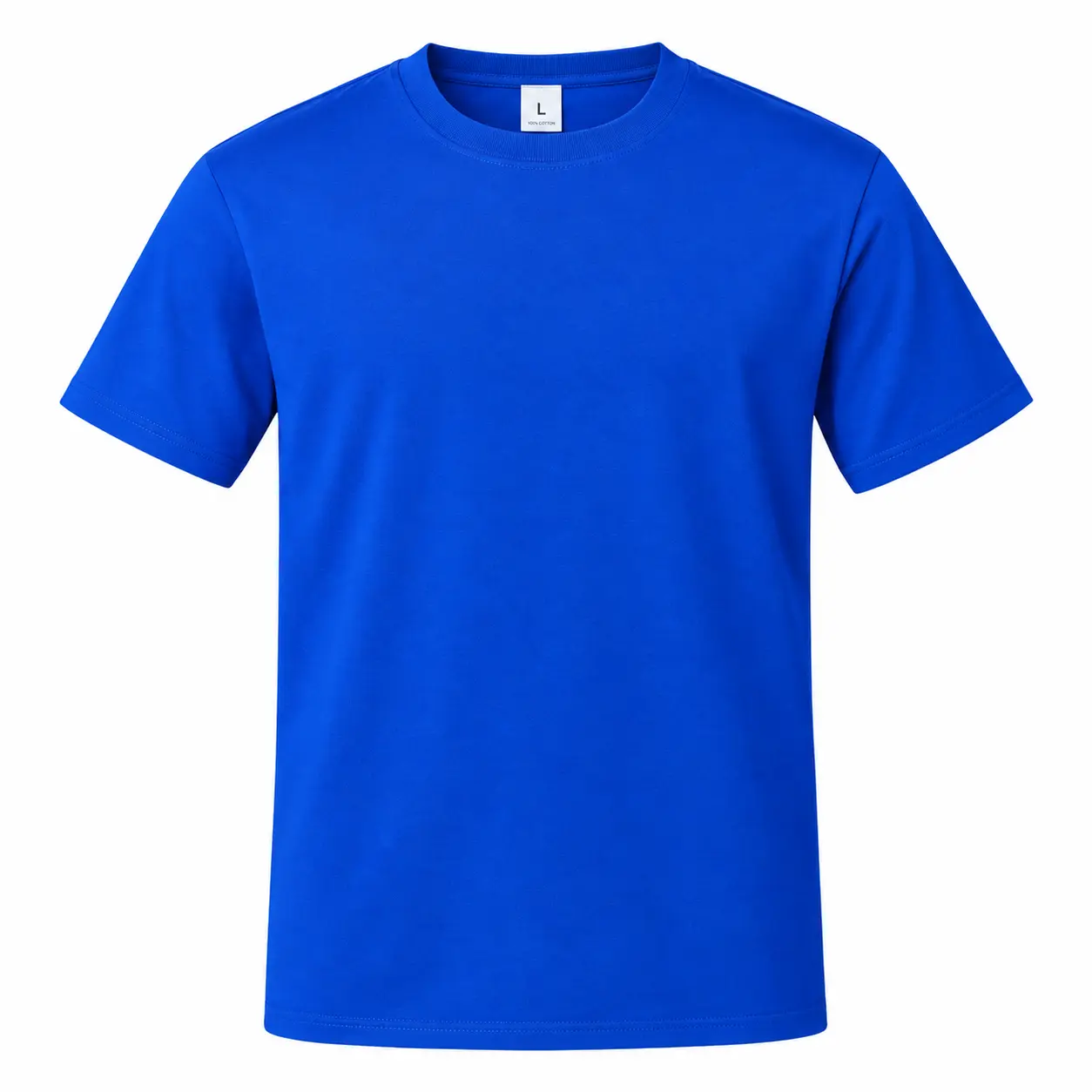 Premium Heavyweight 100% Cotton T-Shirt - Classic Regular Fit - Navy - L