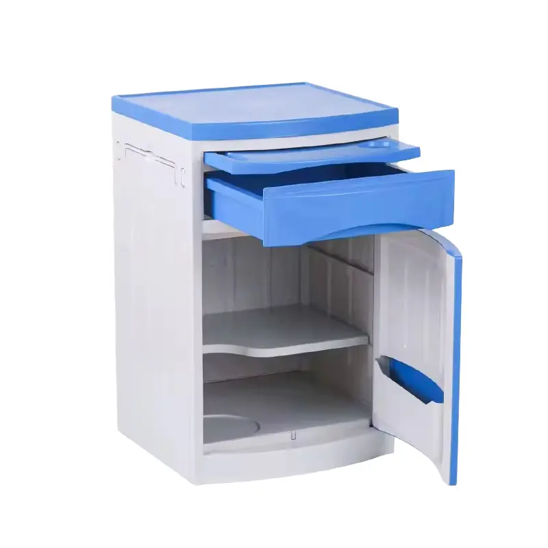 Premium Mobile Bedside Medical Cabinet - Drawer Locker on Wheels