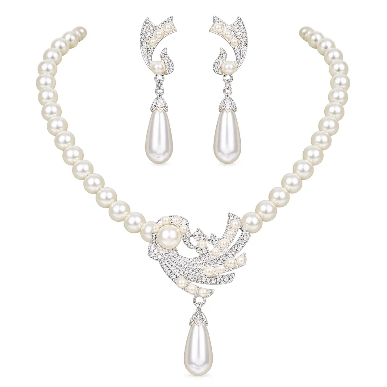 Necklace and Earrings Set for Women