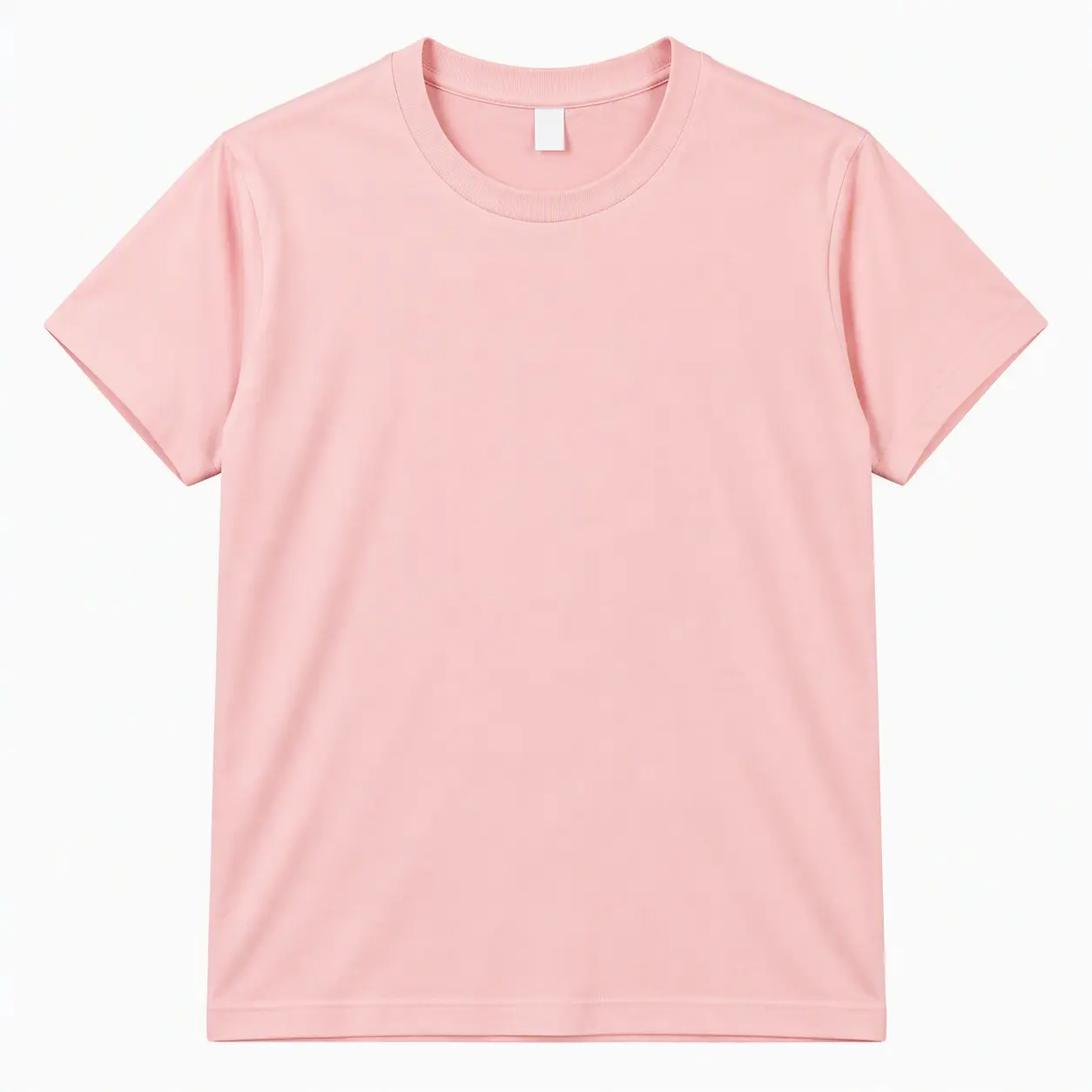Premium Heavyweight 100% Cotton T-Shirt - Classic Regular Fit - Pink - M