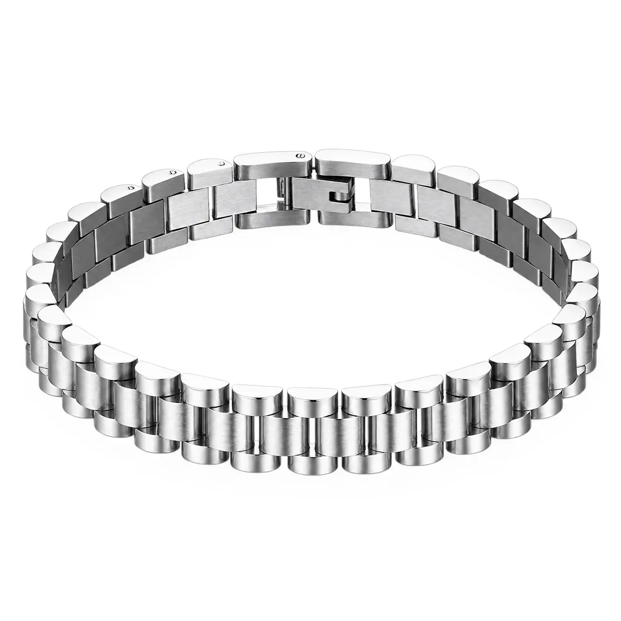 Link Bracelet for Women - Steel - 21 cm