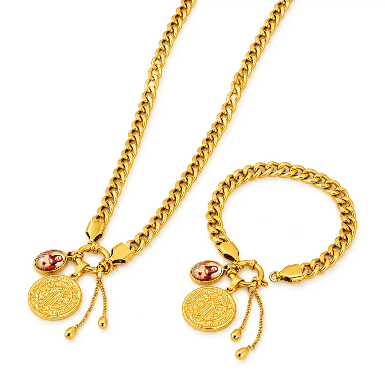 Necklace and Bracelet Set for Women