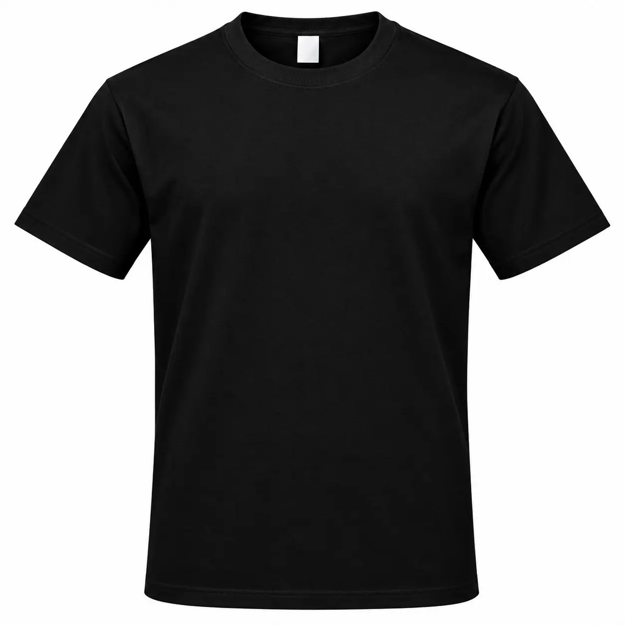 Premium Heavyweight 100% Cotton T-Shirt - Classic Regular Fit - Black - 2XL