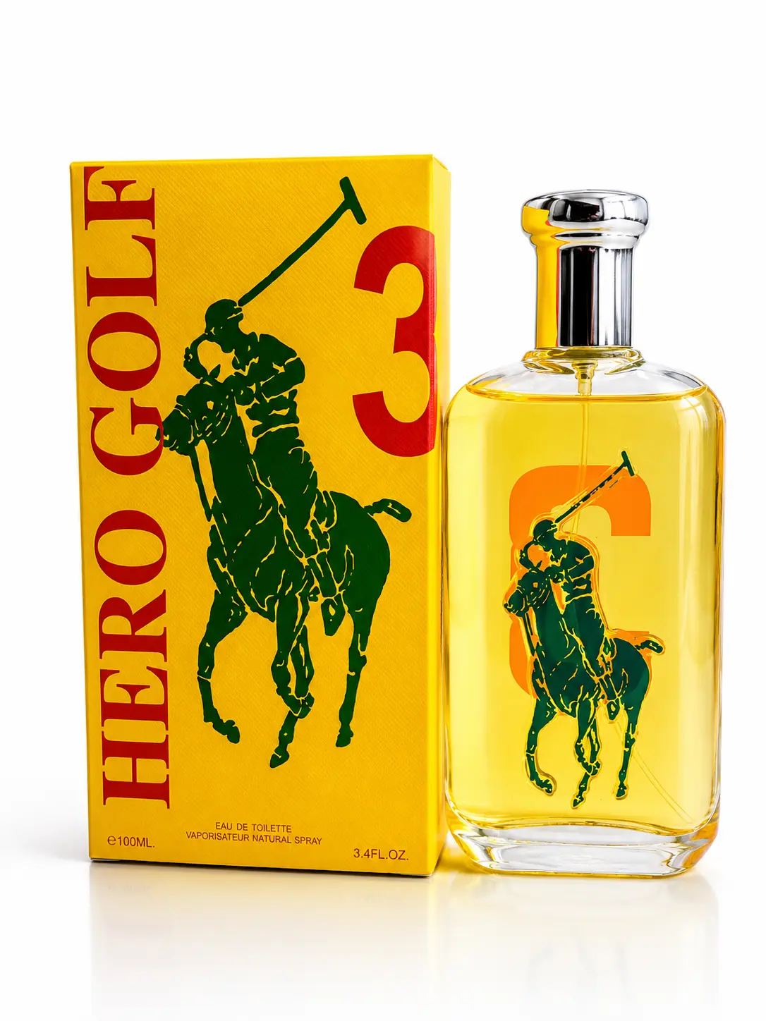 Hero Golf 3 Eau de Toilette - Sporty Fresh Men's Fragrance (100ml)