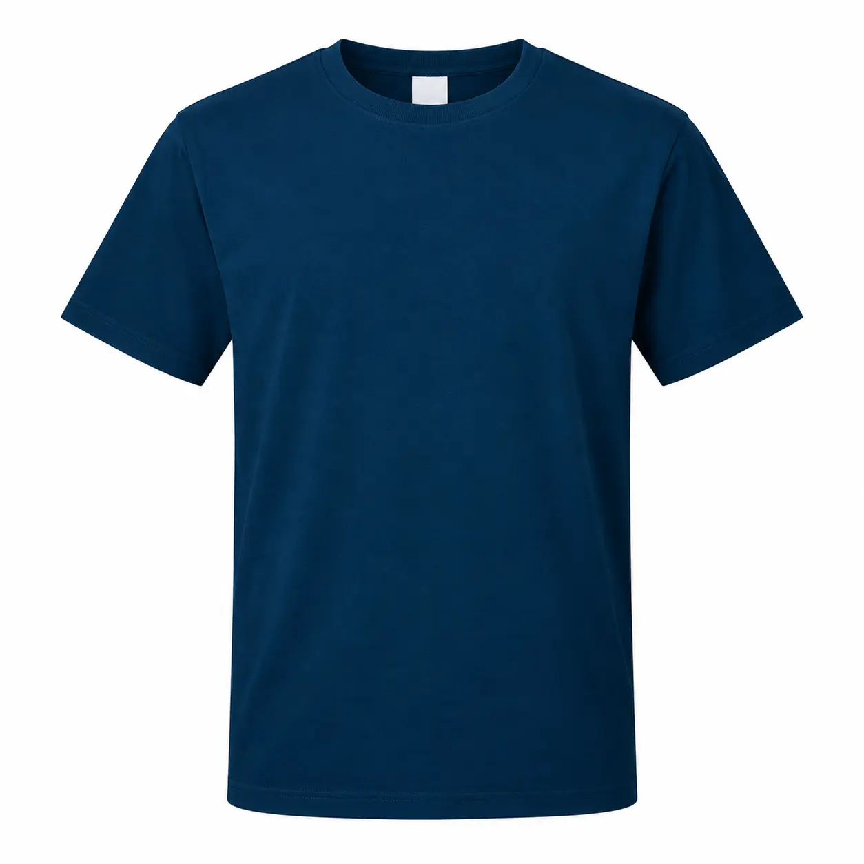 Premium Heavyweight 100% Cotton T-Shirt - Classic Regular Fit - Dark blue - L