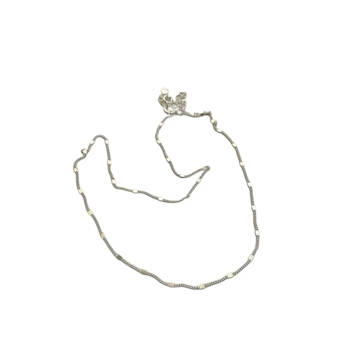 Luxueux 925 Sterling Silver Solid Color Necklace-Elegant Jewelry for Women