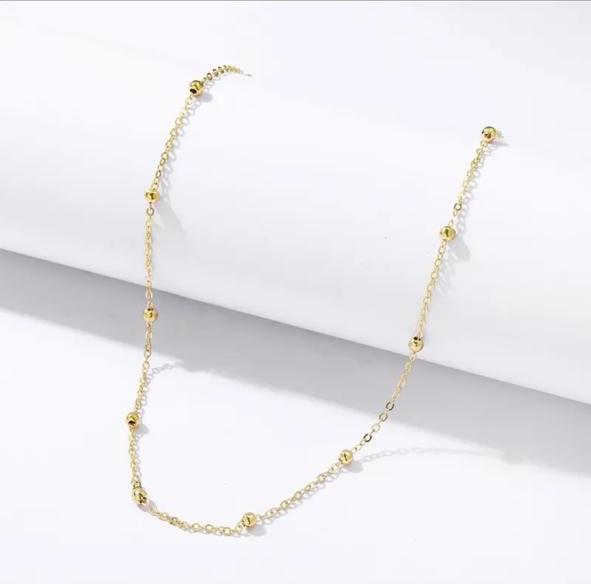 Women's Titanium Steel Geometric Pendant Necklace - Gold